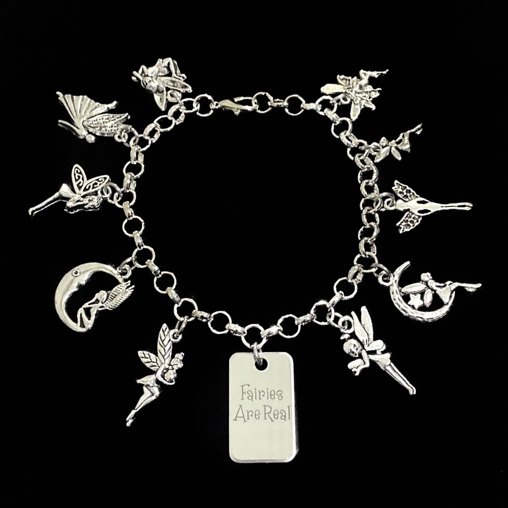 Fairies Are Real Charm Bracelet Fairy Theme